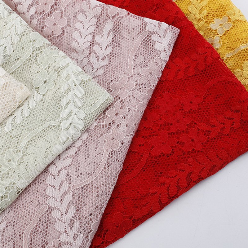 Lace Fabric Dress Cutwork Nylon for Women's Wear Wholesale Supplier 9